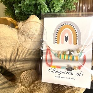 Hand Made Boho Adjustable Bracelet 🌵 Set of three